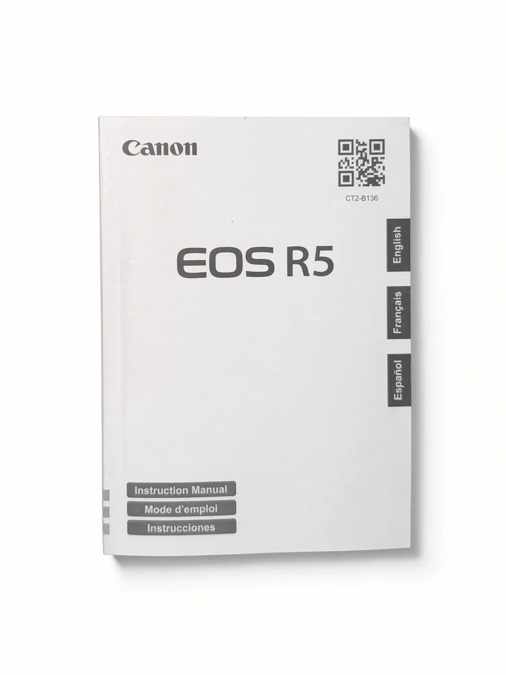 Canon Black EOS R5 Mirrorless Camera Body with Canon RF 24-50 Lens. 1000 Clicks